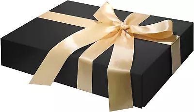 Luxury Large Gift Box 11 X 8.2 X 2.3 Inches Packaging Box Ribbon Magnetic Closur • $12.72