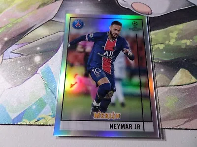 $20 • Buy 2020-21 Merlin UEFA Champions League #58 Neymar Jr Paris Saint-Germain HOLO