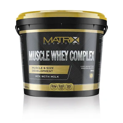 Matrix Nutrition Muscle Whey Complex - 5kg - 2.25kg  Protein Shake - Gain Muscle • £36.99