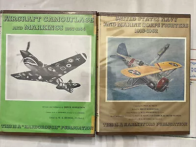 AIRCRAFT CAMOUFLAGE AND MARKINGS 1907-1954 & US Navy And Marine Corps Fighters • $79
