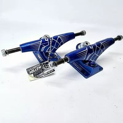 Thunder Skateboard Trucks Hollow Lights Blue Anodized  (7 3/8 ) New Pair • $50