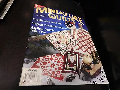 Miniature Quilts Magazine 1993 Winter • $5.49