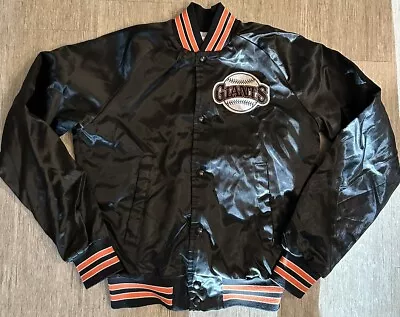 Vintage San Francisco Giants Chalkline Satin Jacket Youth Size XL (18/20) • $65