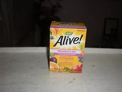 Alive Women's 50+ High Potency Multivitamin 50 Tablets Exp. 06/2025 • $11.09