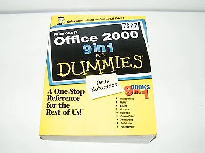 Office 2000 9 In 1 For Dummies Microsoft Allison Barrows • $6.45