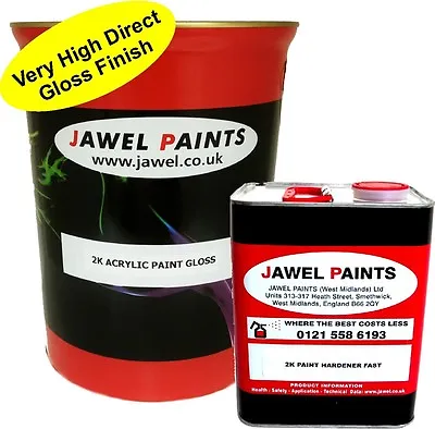 2k Paint Acrylic Car Paint RAL 7016  ANTHRACITE  7.5 Lt Kit SATIN FINISH • £197.45