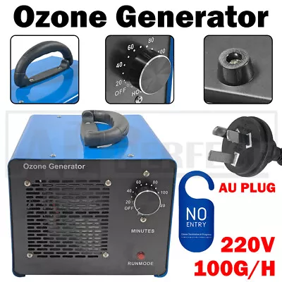 AU 100G/H Ozone Generator Ozonator Machine Air Purifier Clean Deodoriser Ionizer • $69.22