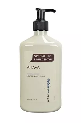 AHAVA Deadsea Water Mineral Body Lotion 17 Oz 500 Ml Limited Edition NEW • $48