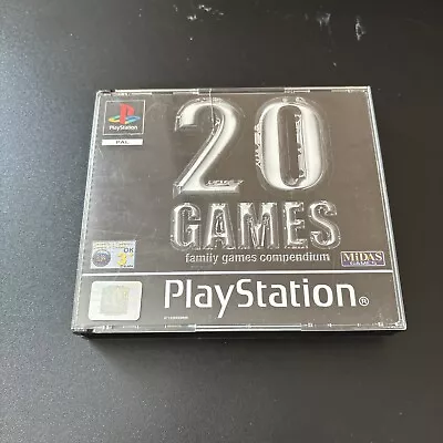 Family Games Compendium 20 Games  (Sony PlayStation 1 PS1 2001) • £6.95