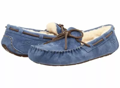 Women UGG Australia Dakota Slipper 5612 Blue Jay Suede 100% Original Size 7.5 • $40