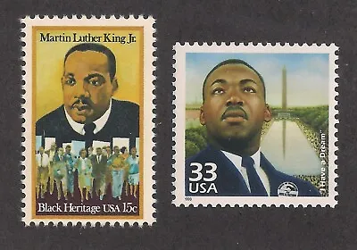 Martin Luther King Jr - Civil Rights - 2 U.s. Postage Stamps - Mint Condition • $4.95