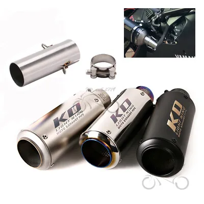 For Yamaha YZF R6 2006-2023 Modified Exhaust Tips Short Muffler Slip On System • $91.16