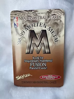 1998-1999 Skybox MOLTEN METAL Sealed Basketball Hobby Pack Fusion Jordan Kobe • $299.95