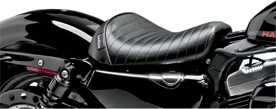 $387 • Buy LE PERA Bare Bones BLACK Solo Seat W/ Pleats For Harley Sportster XL LK-006PT