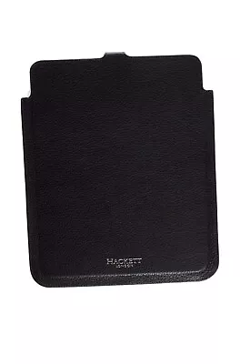 Hackett London Mens Saffiano Ipad Slip Case In Black • £70