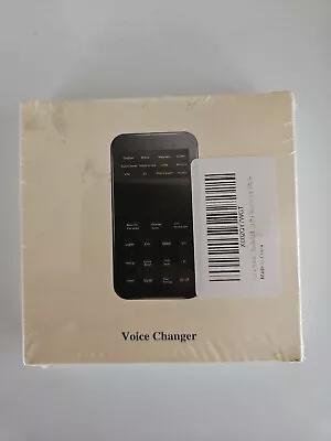 Unbranded Voice Changer Handheld Mini Voice Changer Device  • $16