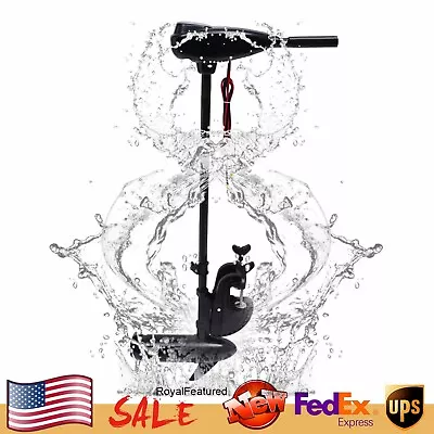 80lbs 12V Professional Electric Trolling Motor Outboard Motor Brush Boat Engine! • $221.36