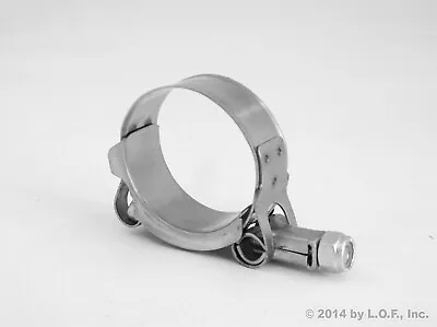 T-Bolt Hose Clamp 38 - 44 MM (1.25  - 1.75 ) 1.5  Stainless Turbo Intake • $11.98