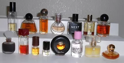 Perfume Parfum Mini Miniature Lot Of 15 Bottles Riddle Ex Raffinee Balenciaga • $39.99