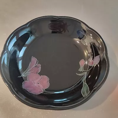 Vintage Mikasa Rondo 'Tango' Coupe Soup Bowl (EJ 702) - Japan - Black Set Of 2 • $11