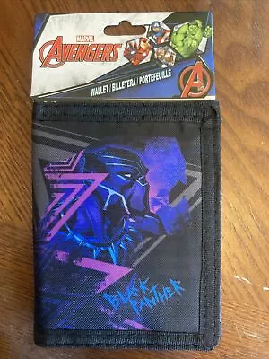 Marvel Black Panther Trifold Wallet Velcro (BRAND NEW) • $10