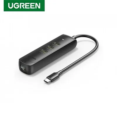 $36.95 • Buy Ugreen Ethernet USB C 3 Ports Hub RJ45 Gigabit Network Adapter Nintendo Switch