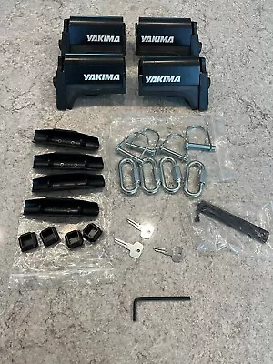 Yakima RailGrab Towers Set Of 4 And Hardware In Original Packaging Keys • $179