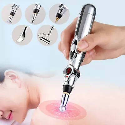 Electronic Acupuncture Pen Electric Meridians Laser Therapy Heal Massage Pen • $49.89