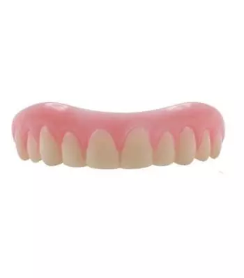 Instant Smile Teeth MEDIUM Top Veneers Fake Cosmetic Perfect & FREE USA FLAG PIN • $14.30