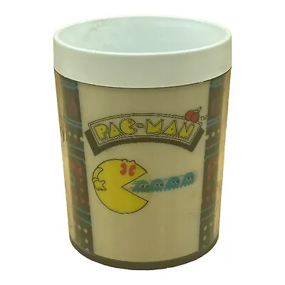 Vintage 1980 Pac-Man Holographic Coffee Mug Lenticular Printing Plastic Cup • $10.39