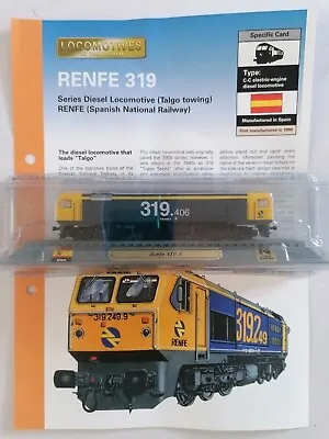 £4.49 • Buy Del Prado Locomotives Of The World RENFE 319.4 Static Model 1/160 Scale