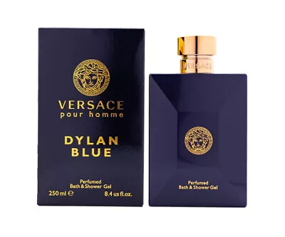 Versace Pour Homme Dylan Blue 8.4 Oz Bath And Shower Gel For Men New In Box • $37.07