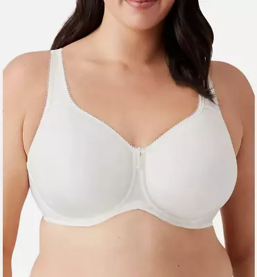 Wacoal 34D Basic Beauty Spacer Underwire T-Shirt Bra NWOT 853192 White • $19.50