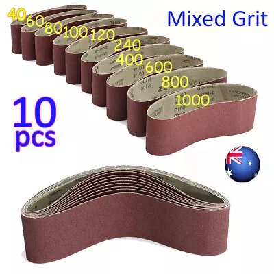 Sanding Belts 100mm X 915mm 914 Heavy Duty Cloth Backed Sander Belt 40 -1000Grit • $24.95