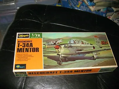 Complete In Box Beechcraft T-34A Mentor By Hasegawa In 1/72 Scale • $29.99