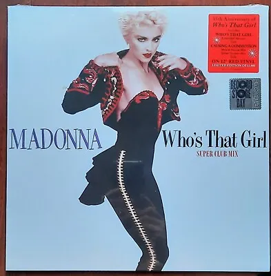 Madonna Who's That Girl Super Club Mix 35th Anniv Limited Red Vinyl New Rsd2022 • £39.99