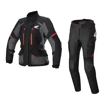 Honda Motorcycle CE Armoured Cordura Waterproof Riding Suit - Women's Black New • $348.41