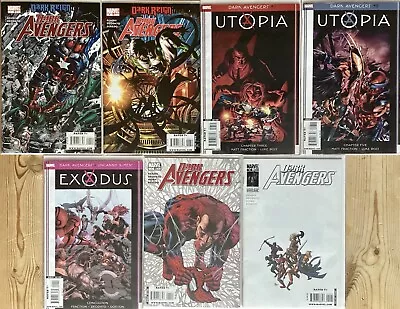 Dark Avengers 2009-10 Marvel 7 Comic Bundle Matt Fraction Vgc Bagged/boarded • £14.99