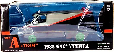 The A Team Van CHASE 🏆Greenlight 1:24 1983 GMC Vandura - 84072 GREEN WHEELS • $42.47