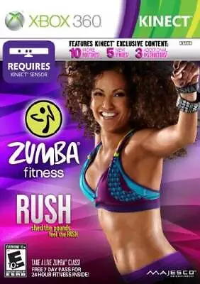 Zumba Fitness Rush - Xbox 360 - Video Game - VERY GOOD • $5.86