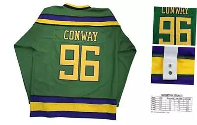  Mighty Ducks Movie Hockey Jersey 90S Hip Hop Adults Clothing X-Large 96#green • $48.80