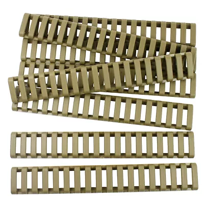 Heat Resistant Rifle Ladder Rail Cover For Weaver Picatinny Rails - Dark Tan • $8.45