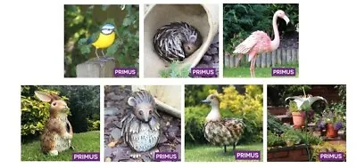 Garden Decor Ornament Animals Metal Primus Outdoor Woodland And Farmyard Styles! • £24.95