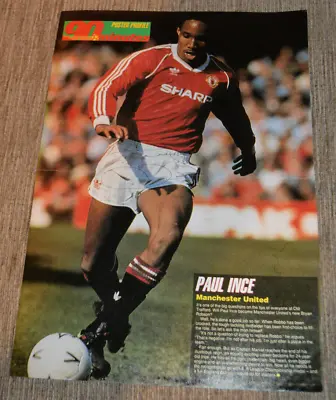 Paul Ince Signed  Magazine Photo Autograph Man Utd Manchester United England 2 • £5.99