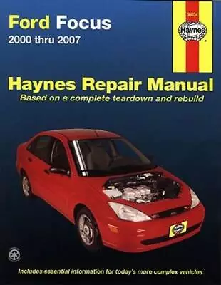 $13.26 • Buy Ford Focus 2000 Thru 2007 (Haynes Repair Manual) - Paperback - GOOD