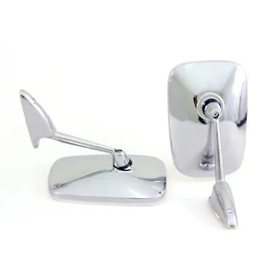 Fit 1962-1972 FD F-100 F-Series Ranger Pickup Chrome Door Fender Mirror Pair New • $66.48