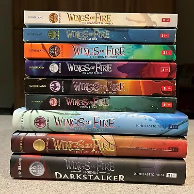 Wings Of Fire Lot Of 9 Sutherland 1-6 PB 912Darkstalker HC EUC • $59.99