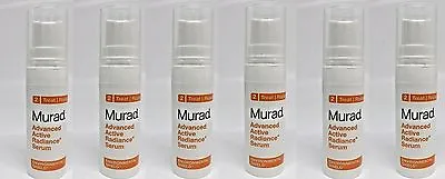 6 Pk Murad Advanced Active Radiance Serum Environmental Shield 0.17= 1 Oz   • $19.99