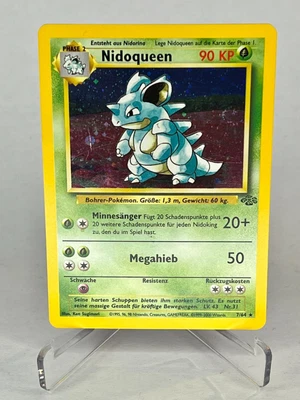 $9.99 • Buy Nidoqueen (German) #7/64 Jungle Holo Rare Pokemon Card