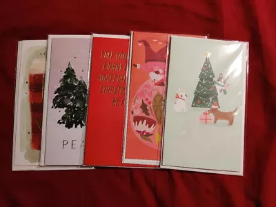 Minted Holiday Money Holder Greeting Cards Lot Of 5 Individually Sealed NEW • $9.99